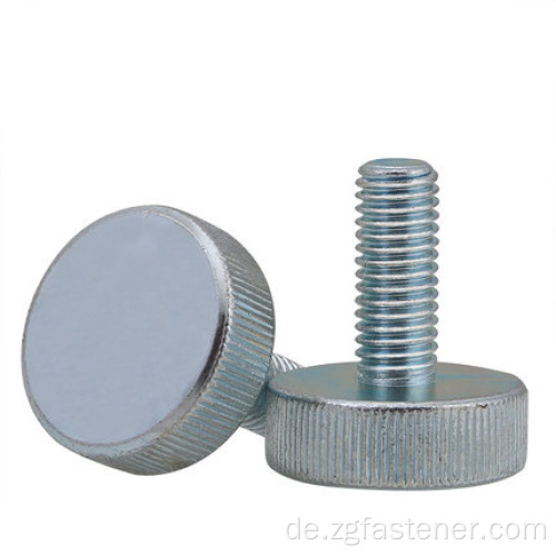 Din653 Blau weiße Zinkgrade 8.8 Knurled dünne Daumenschrauben